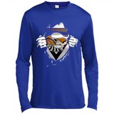 Cleveland Browns And Superman Fans - Canvas Long Sleeve T-Shirt