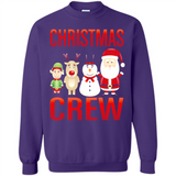 CHRISTMAS CREW Shirt X-mas Santa Snowman Reindeer Elf - Sweatshirt