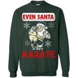 Even Santa Does Karate - Funny Karate - Sweatshirt