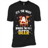 Its The Most Wonderful Time for a Beer - Premium Short Sleeve T-Shirt