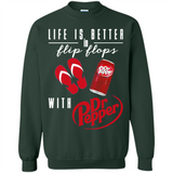 LIFE IS BETTER IN FLIP FLOPS WITH DR PEPPER