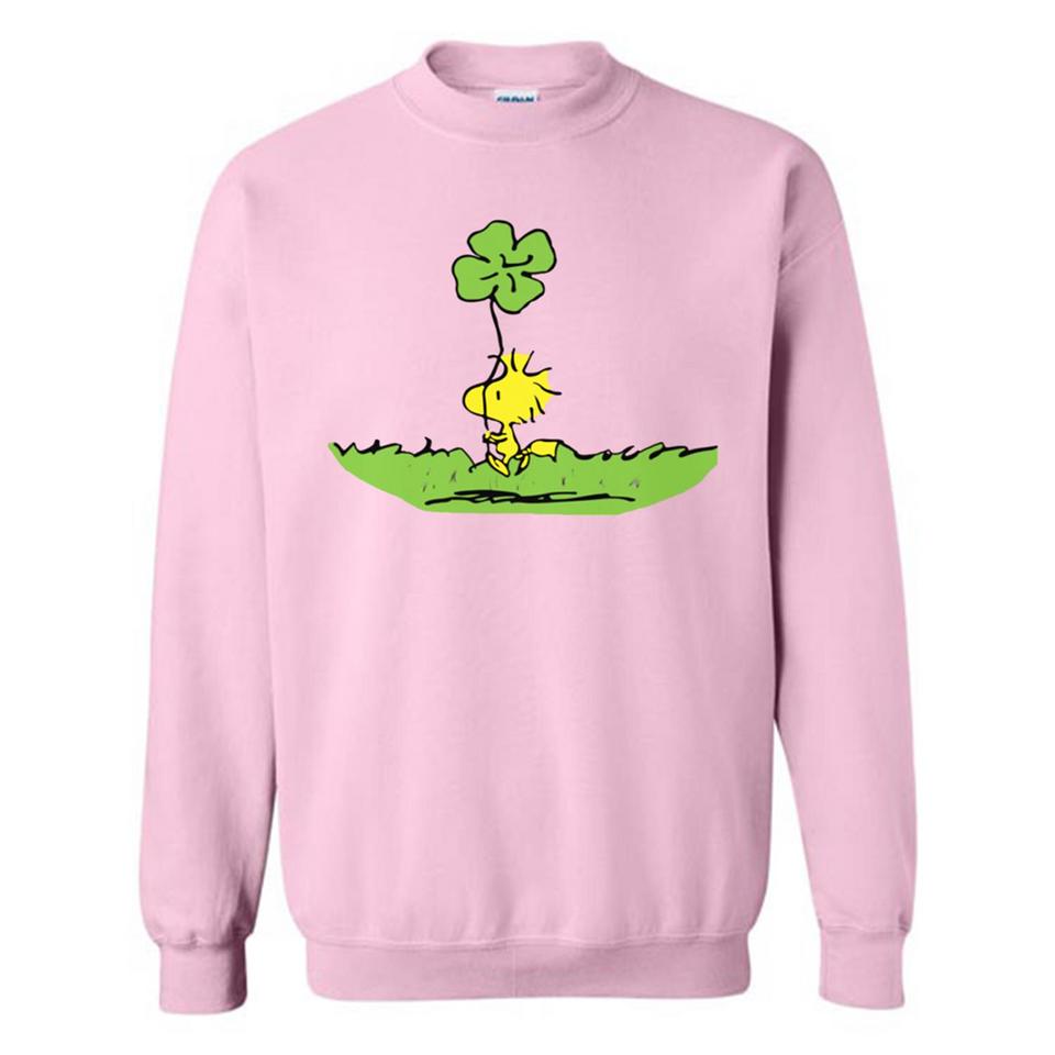 Snoopy Woodstock Shamrock - Sweatshirt