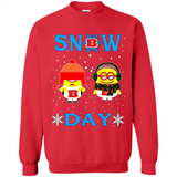 Snow Day Shirt For Cincinnati Bengals Vs Minion Fans pingpong