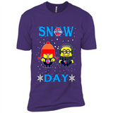 Snow Day Shirt For Detroit Pistons Vs Minion Fans pingpong