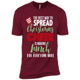 Spread Christmas Cheer Lunch Family Xmas Gift Ls - Premium Short Sleeve T-Shirt