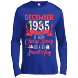 December 1985 33 Years Of Being Classy Sassy - Canvas Long Sleeve T-Shirt