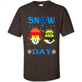 Snow Day Shirt For Indianapolis Colts Vs Minion Fans pingpong