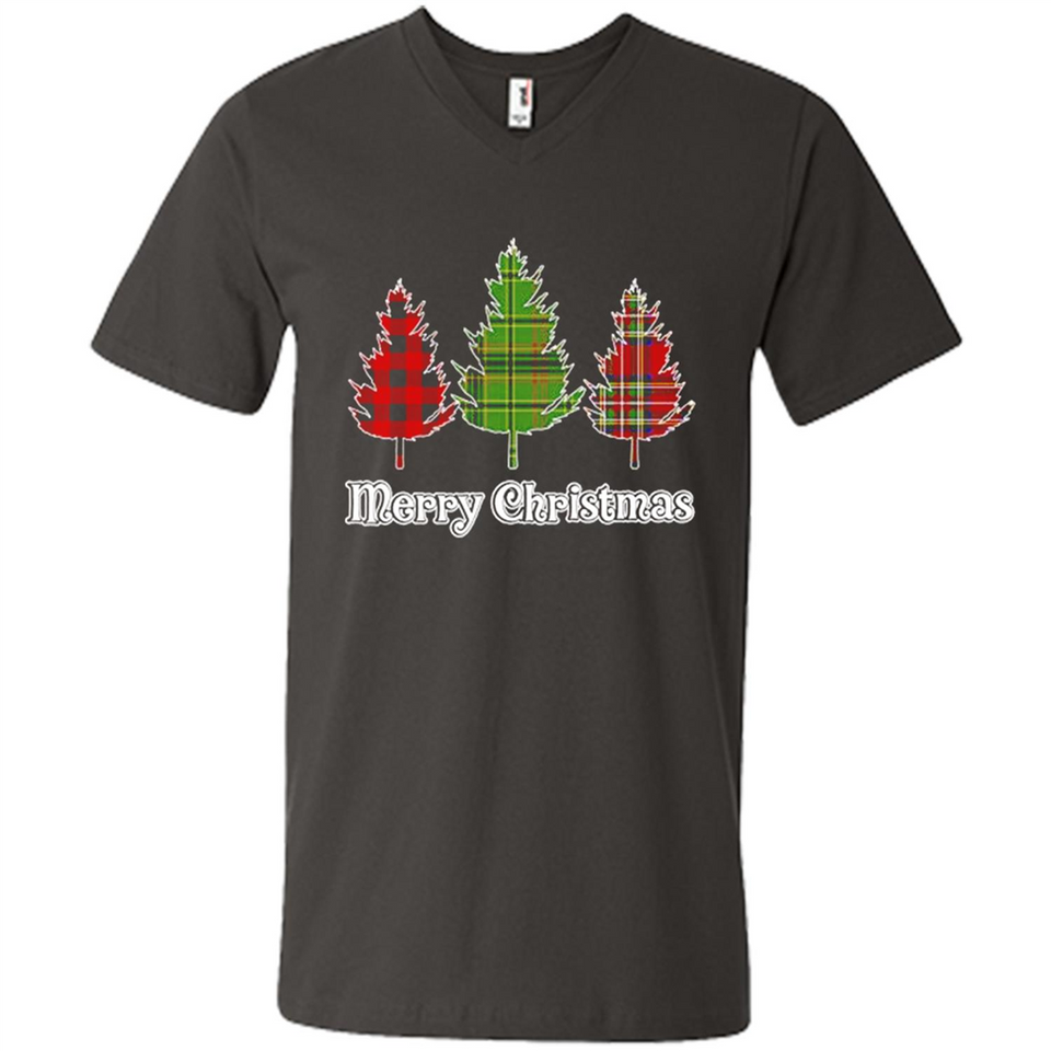 Plaid Christmas Tree Shirt Merry Christmas Plaid is Rad