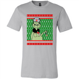 Grinch Nurse Ugly Christmas Sporty T-Shirt PINGPONG - Canvas Unisex T-Shirt