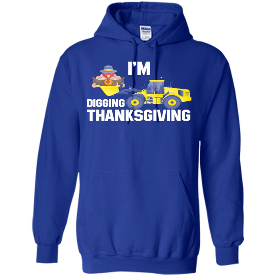 I'm Digging Thanksgiving Cute Turkey Tractor