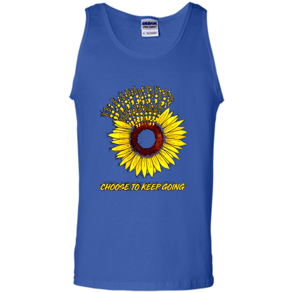 Semicolon Sunflower choose to keep going PINGPONG