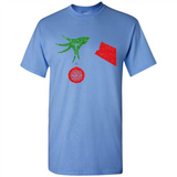 Funny Grinch Hand holding Firefighter ornament Christmas Sporty T-Shirt - Shirt
