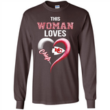 This Woman love Chiefs NFL football team - Long Sleeve T-Shirt