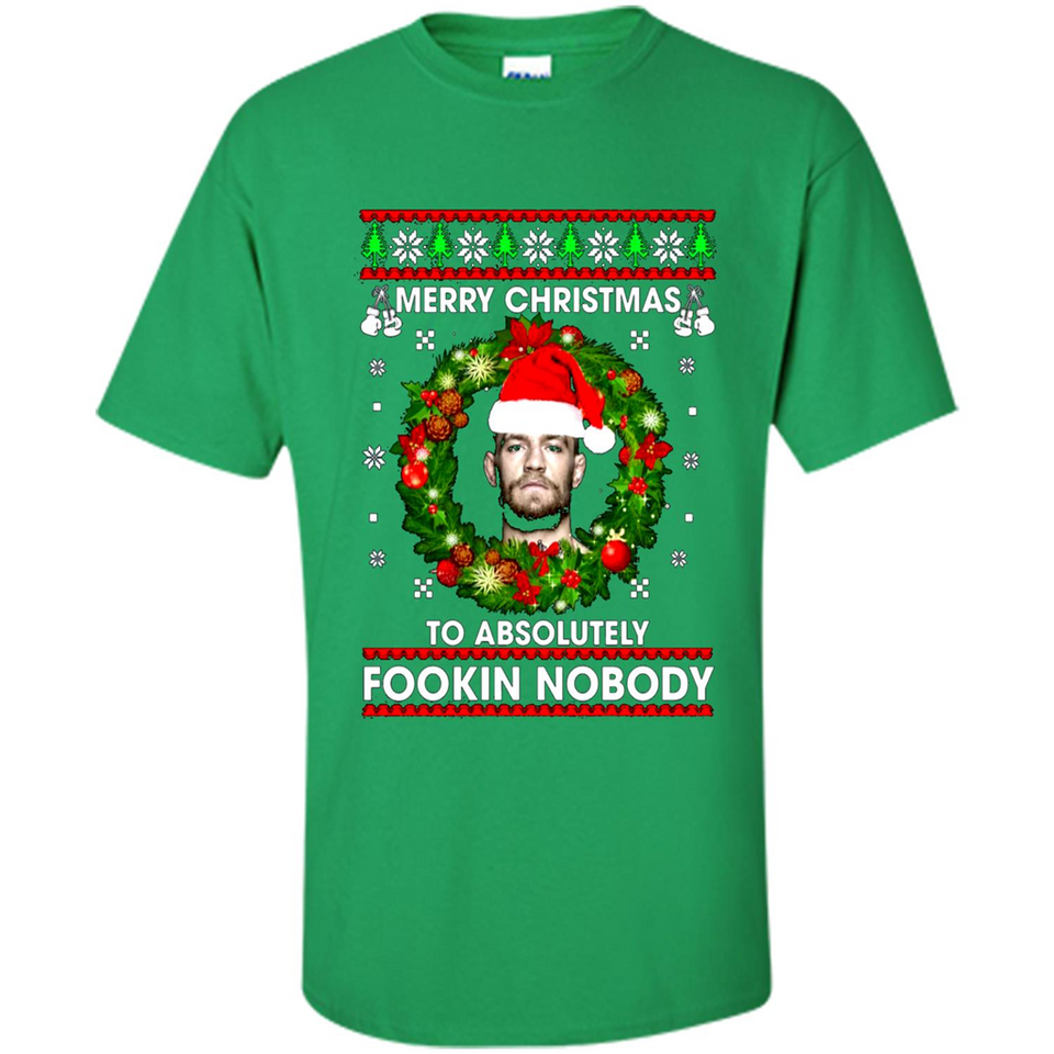 Merry Fookin Christmas Conor Mcgregor sweater PINGPONG