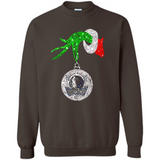 Amazing Dallas Mavericks Glitter Grinch Monogram Ornament Christmas Gift - Sweatshirt