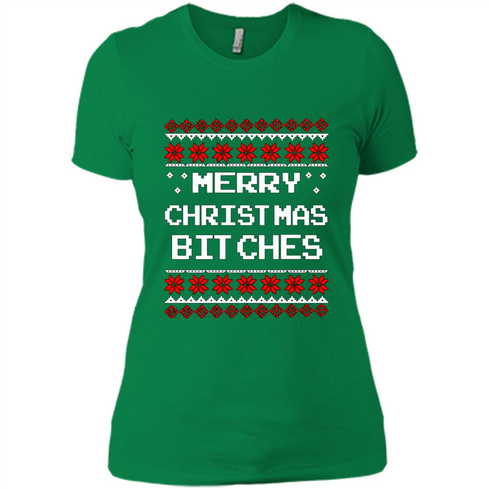 Merry Christmas Bitches ugly sweatshirt PINGPONG