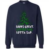 Looks Great Little Full Lotta Sap Funny Christmas Mug PINGPONG - Sweatshirt