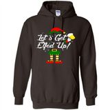 Let's Get Elfed Up Drinking Beer Christmas PINGPONG