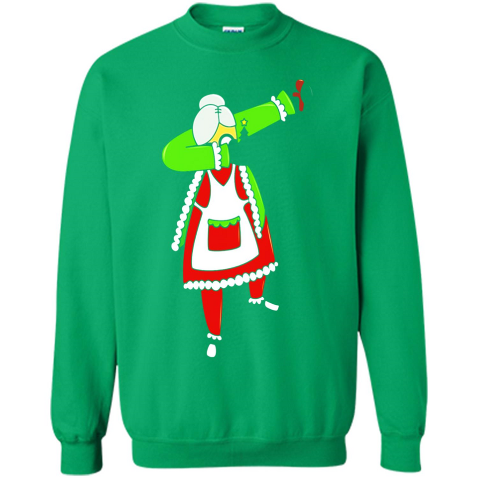 Funny Dabbing Mrs. Santa Claus Christmas Dab - Sweatshirt