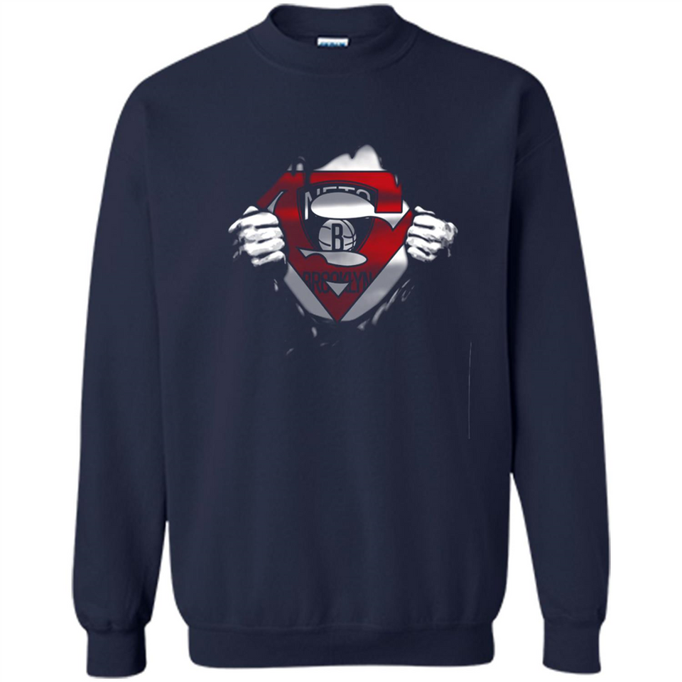 Brooklyn Nets And Superman Fans - Sweatshirt