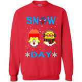 Snow Day Shirt For Chicago Bulls Vs Minion Fans pingpong
