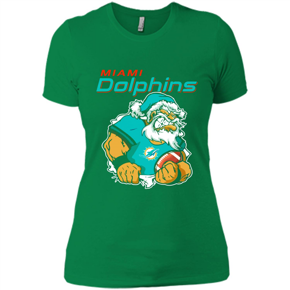 Grumpy Santa Claus Miami Dolphins Football Team PINGPONG