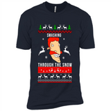 Nigel Thornberry Smashing through the snow Christmas sweatshirt PINGPONG