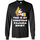 This is My Christmas Pajama Shirt - Santa Bear Tree Gift Tee