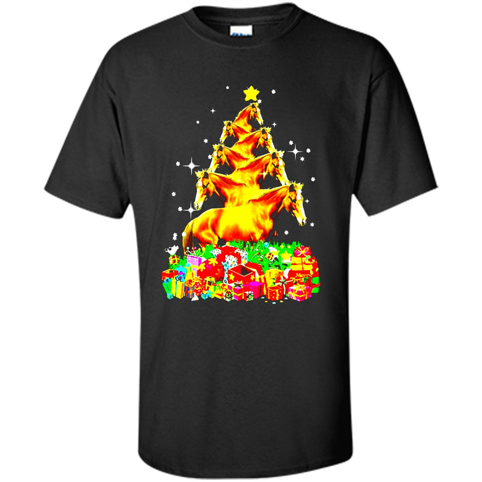 Horse Lover Tees Merry Christmas - Shirt