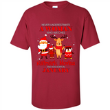 Never Underestimate A January Woman Watches Hallmark Movies Sweatshirt PINGPONG