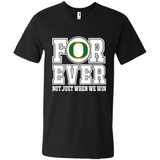 Oregon Ducks Forever For ever not just when we win - Men's V-Neck