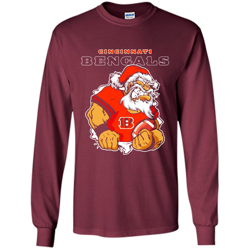 Grumpy Santa Claus Cincinnati Bengals Football Team PINGPONG