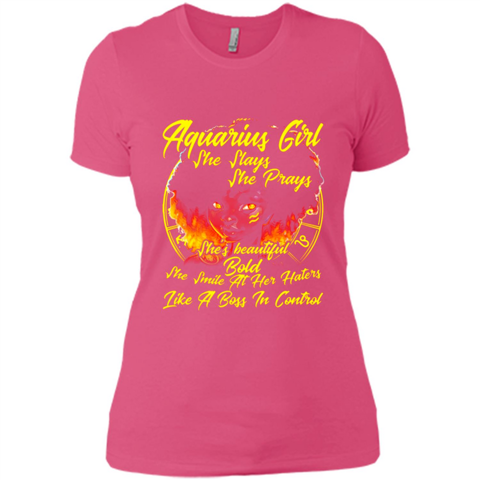 Aquarius Girl She Slays She Prays Zodiac Sign PINGPONG