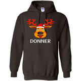 Donner Reindeer Santa Claus Funny Xmas Holiday T-Shirt - Hoodie