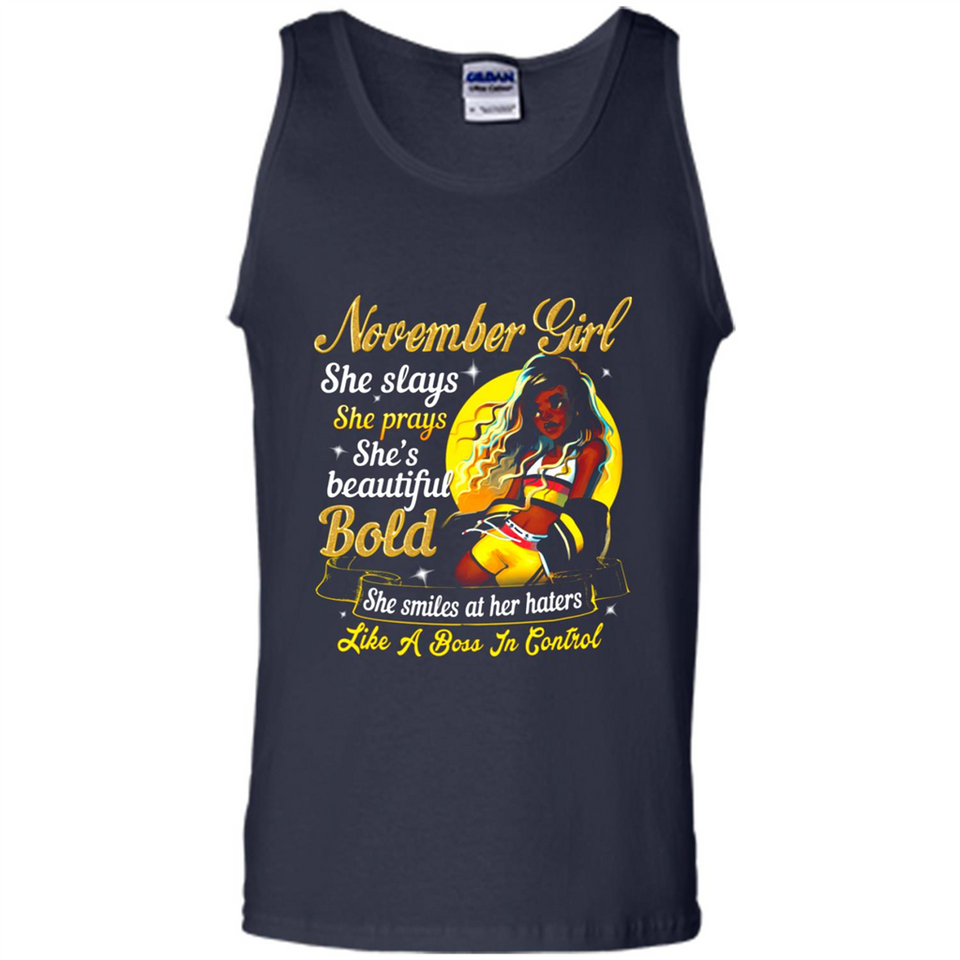 November Girl She Slays She Prays She's Beautiful PINGPONG
