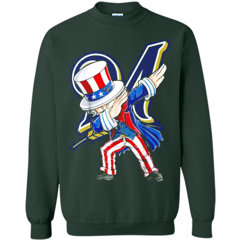 MLB MILWAUKEE BREWERS UNCLE SAM DABBING INDEPENDENCE DAY