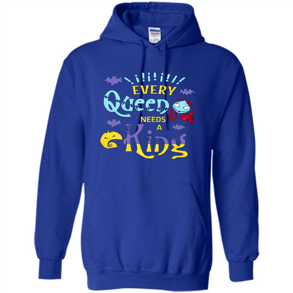 Nightmare Before Christmas Shirt - Sally Glitter Shirt - Every Queen needs a King PINGPONG