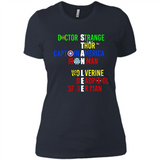RIP Stan Lee Doctor Strange Thor Caption America Iron Man Shirt PINGPONG - Ladies' Boyfriend T-Shirt