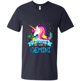 Unicorns are born in Gemini Birthday Rainbow Gift Custom Ultra Cotton