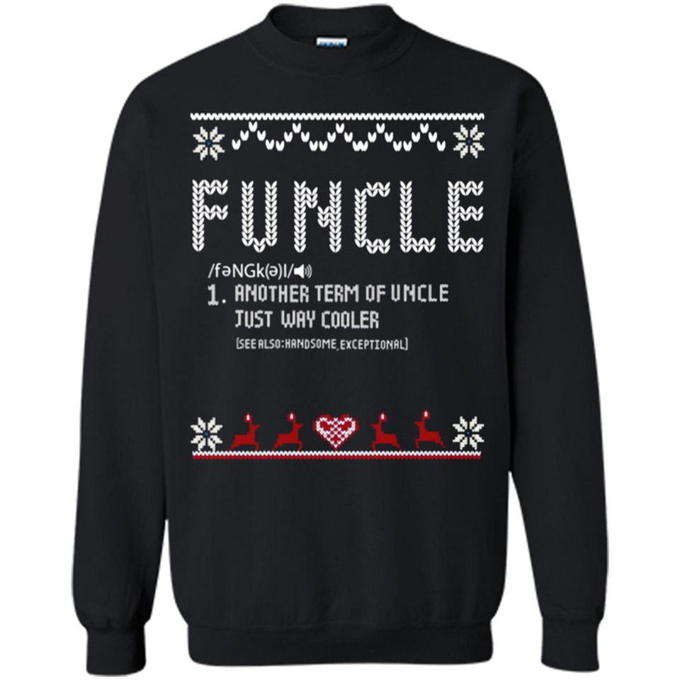 Mens Christmas Funcle Definition - Sweatshirt