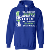 Shirt For Dr Seuss Cat And Seattle Seahawks Fans - Hoodie