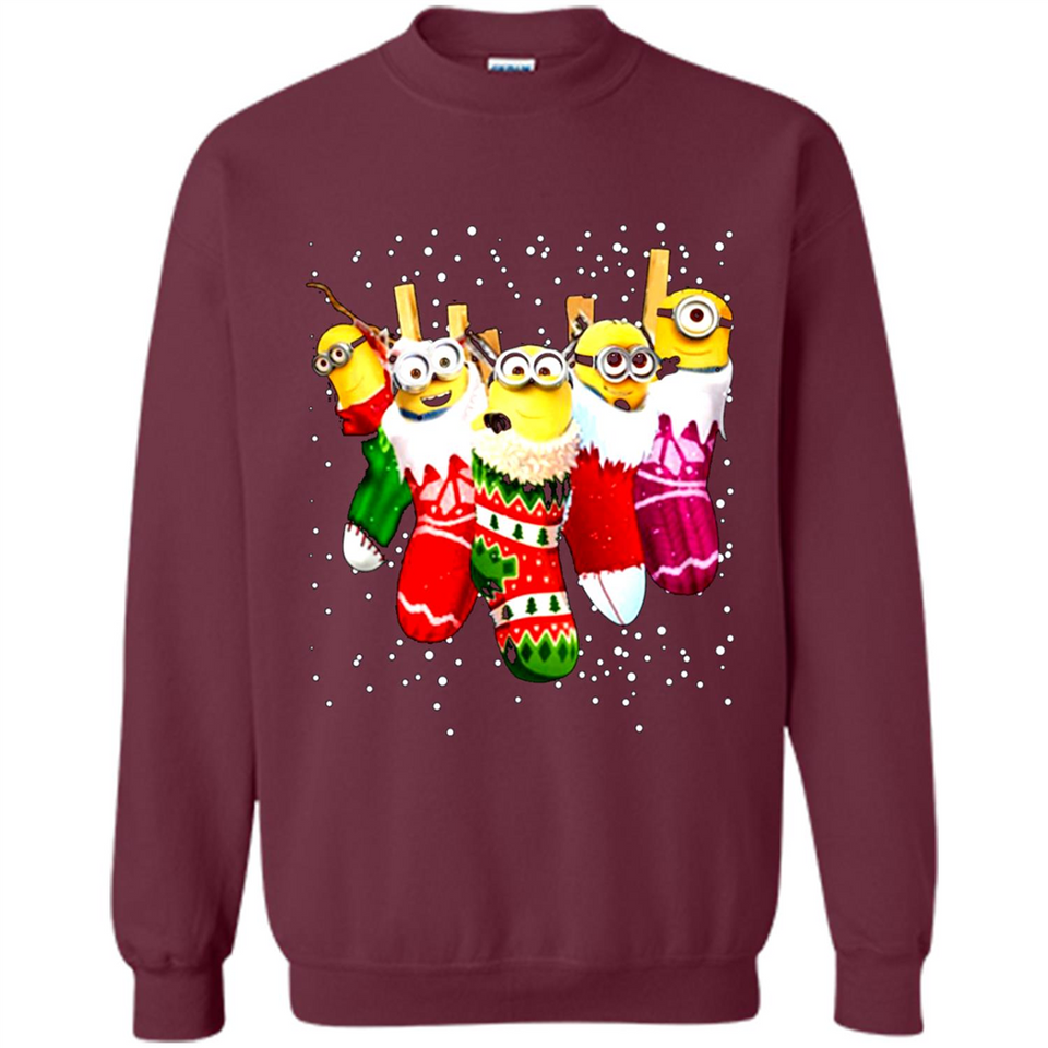 Minions Christmas Stockings Sweatshirt PINGPONG
