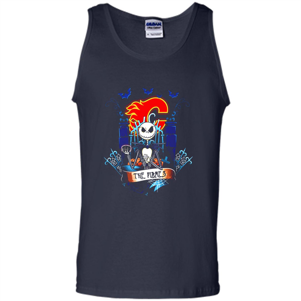 Calgary Flames Halloween The Nightmare Before Christmas - Tank Top