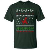 Dinosaur and Santa Ugly Christmas Sweater - Shirt