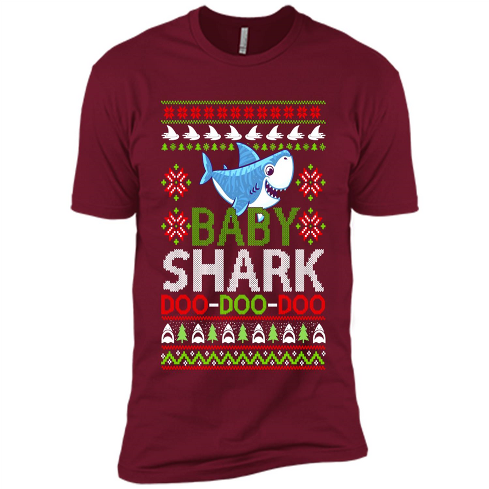 Baby shark Doo Doo Doo Christmas - Premium Short Sleeve T-Shirt