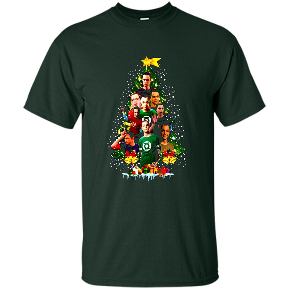 Sheldon Cooper Christmas tree sweater PINGPONG