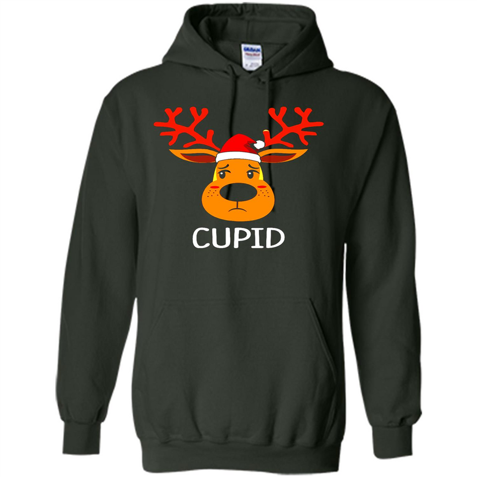 Cupid Santa Claus Funny Xmas Holiday T-Shirt - Hoodie