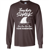 Teacher Shark Doo Doo Doo Your Homework Shirt Ladies' Boyfriend