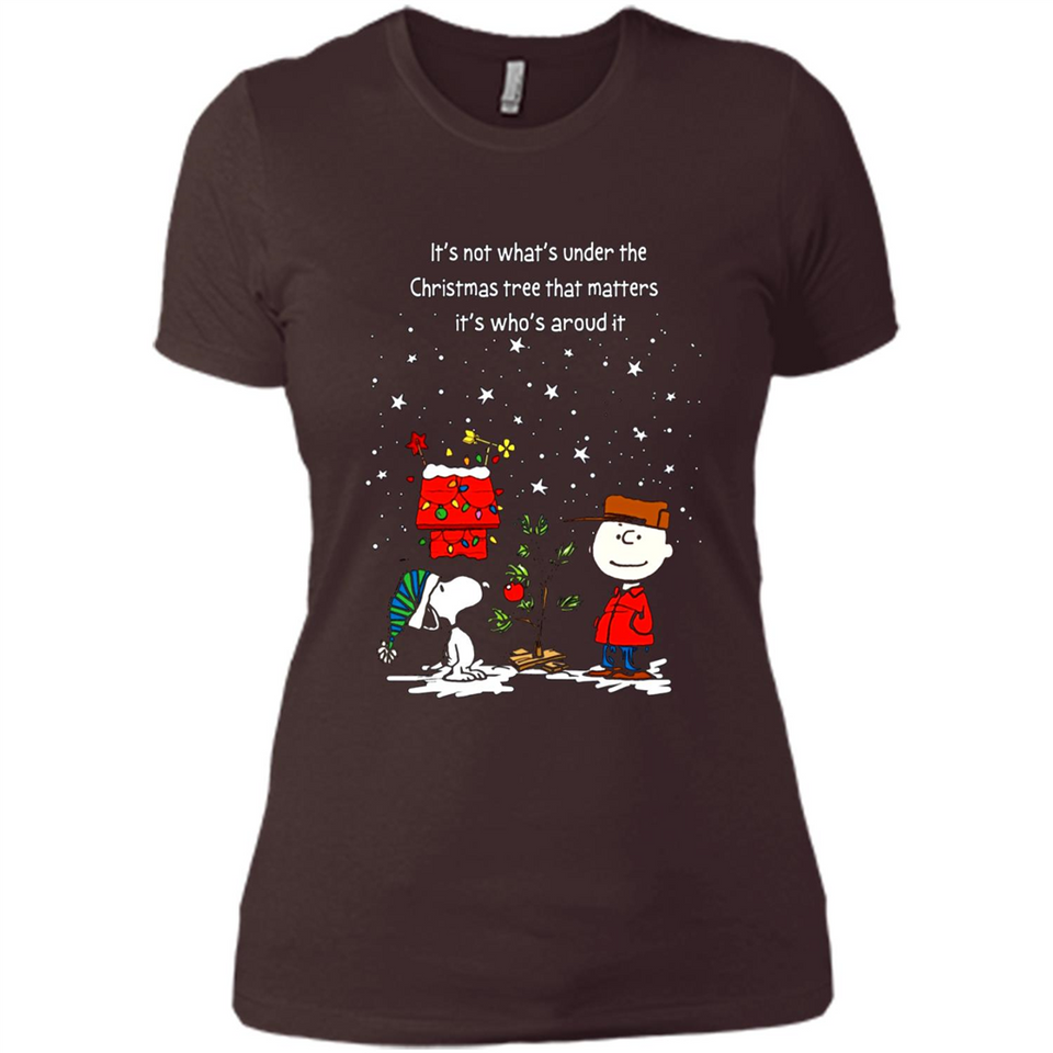 It’s Not What’s Under The Christmas Tree Snoopy Charlie Brown PING PONG