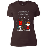 It’s Not What’s Under The Christmas Tree Snoopy Charlie Brown PING PONG